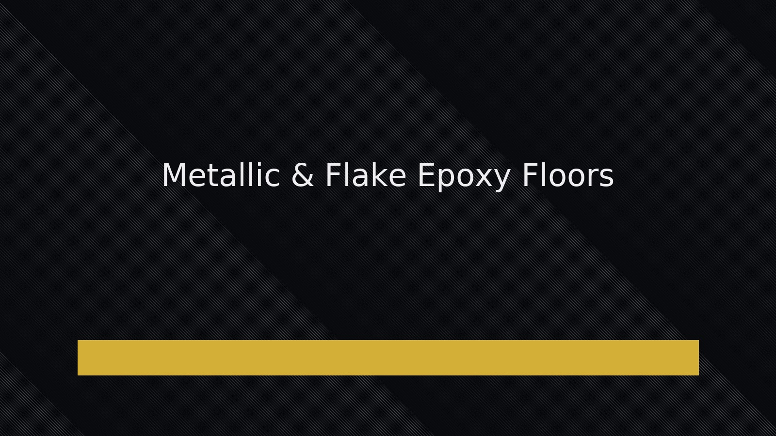 Epoxy floors